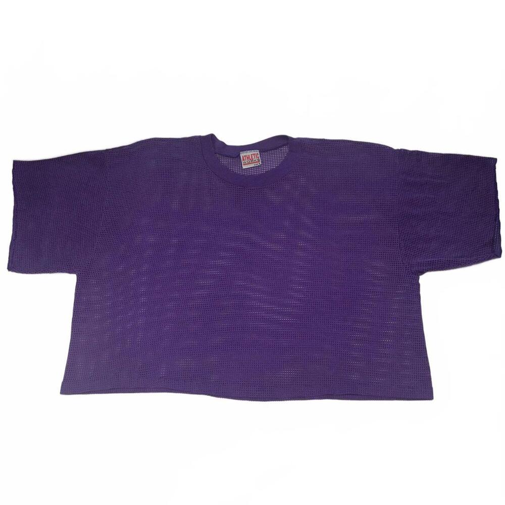 Purple Athletic Works Mesh Tee - Size L